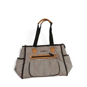 Bananafish studio diaper bag black and white good condition 21”x12”